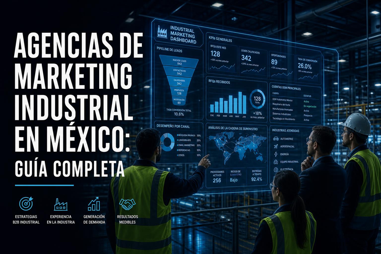 AGENCIAS DE MARKETING INDUSTRIAL EN MÉXICO: GUÍA COMPLETA 2026
