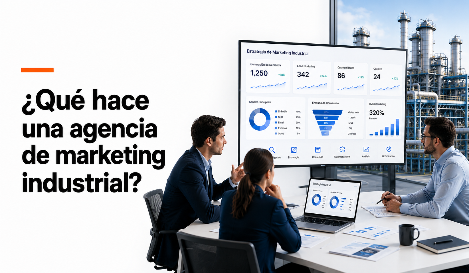 ¿Qué hace una agencia de marketing industrial? Guía 2026
