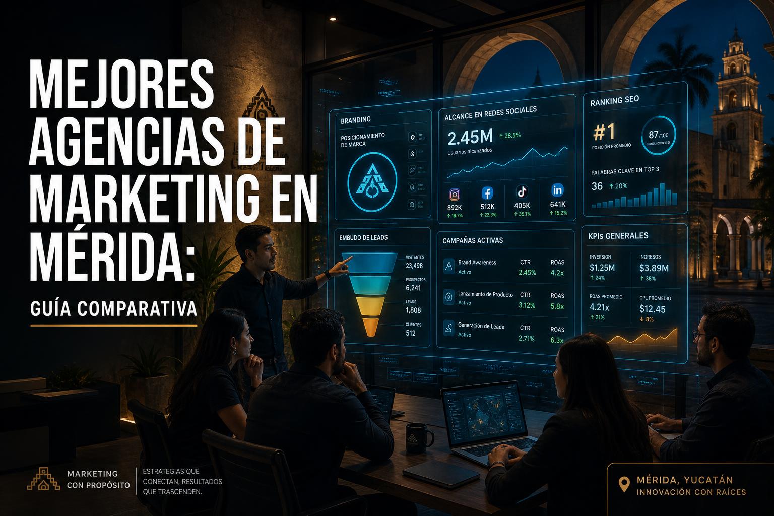 MEJORES AGENCIAS DE MARKETING EN MÉRIDA: GUÍA COMPARATIVA 2026